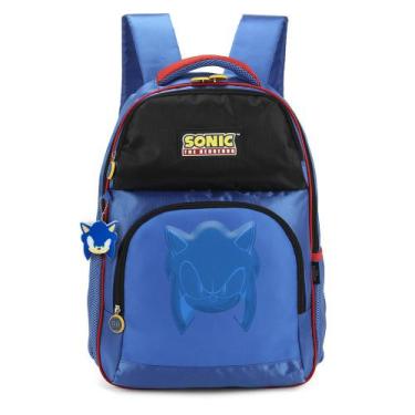 Imagem de Mochila De Costas Compartimento Notebook Sonic The Hedgehog - Luxcel