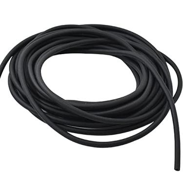 Imagem de Piaoyu Faixa tubular de couro tubular com tubo de borracha de látex natural de 5 m para estilingue catapulta tiro ao ar livre, acessórios de estilingue de caça profissional (1745-preto)