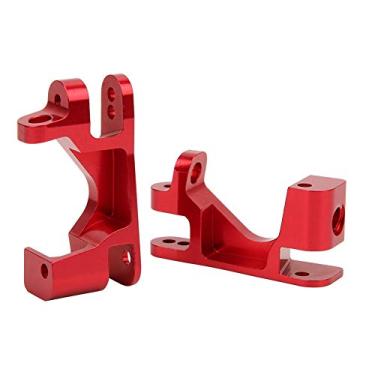 Imagem de Porta-Base Frontal C, Blocos de Rodízio de Cubos de Base C de Liga de Alumínio para Caminhão Slash 4X4 1/10 RC (Vermelho)