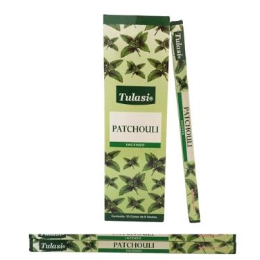 Imagem de Incenso Indiano Tulasi Patchouli - Espiritualidade - Paz Cx.25un.8v.