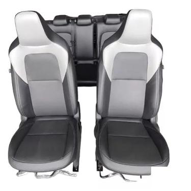 Imagem de Capa De Banco Automotivo Carro Em Couro Especifica Novo Onix 2020 Á 2024 (Preto Detalhe Cinza)