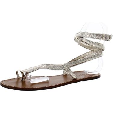 Imagem de SCHUTZ Sandálias femininas Azalea com tiras, Platina, 9