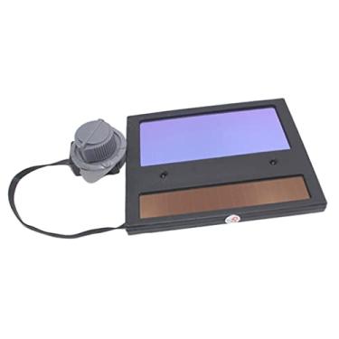 Imagem de Luzhengyang Óculos de solda de escurecimento automático solar profissional - Lente brilhante com proteção facial de soldagem - DIN9-DIN13 - para soldador