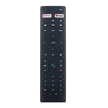 Imagem de Controle remoto inteligente substituído compatível com ANAM Konka Android TV 65U55A 75Q75A 75U55A 32H31A 40H33A 43U55A 50Q75A 50U55A 55Q75A 55U55A 65Q75A