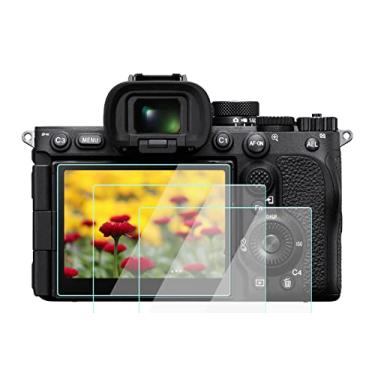 Imagem de WH1916 Protetor de tela a7RV para câmera Sony Alpha 7RV/A7R5/A7R V, vidro temperado 9H, antiarranhões, bolhas e poeira (pacote com 3)