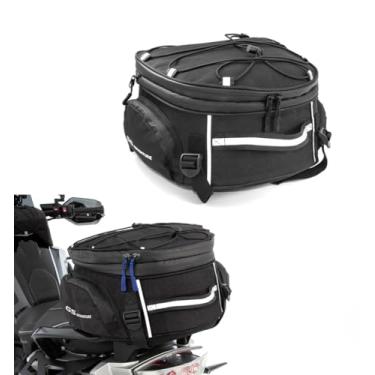 Imagem de VITINO Bolsa de selim de motocicleta, bolsa traseira para bagagem, suporte traseiro, suporte de viagem, capa para BMW R1200GS R1250GS ADV/LC F700GS F750GS F800GS