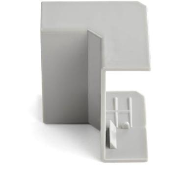 Imagem de StarTech.com Pacote com 20 conectores de canto interno para canal de corrida para CBMCWD3816 - Acessórios de gerenciamento de cabos - Canal Raceway Fit - Fiação duto interno de 90 graus - Plástico - UL (CBMWD3816I)