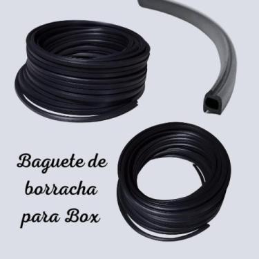 Imagem de Baguete de borracha para box acrílico - G Soluções 