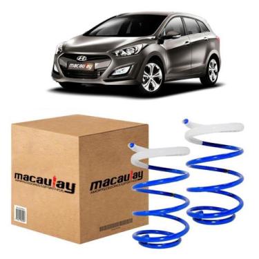 Imagem de Par De Molas Esportivas Dianteiras Hyundai I30 2013 14 15... - Macaula