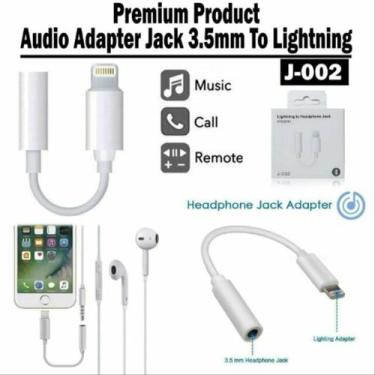 Imagem de Adaptador de Ios Para Conector de Fones de Ouvido de 3,5 mm - MLS