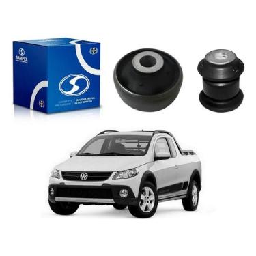 Imagem de Par Bucha Bandeja Dianteira Saveiro Cross G5 1.6 2009 A 2013 - Sampel