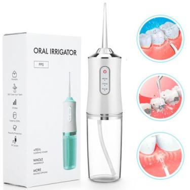 Imagem de Jato Limpeza Dentária Gengiva Oral Bucal Recarregável - BELLATOR