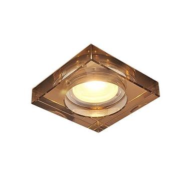 Imagem de 5 Spot Embutir Cristal Quadrado Cobre Dicroica Gu10 Ac594 - Geral