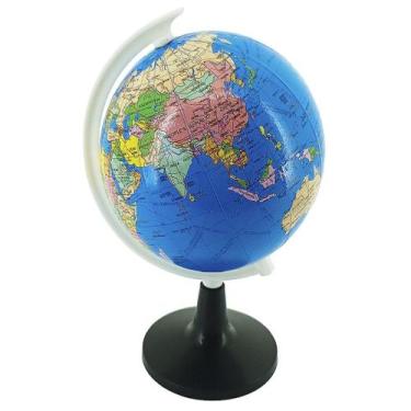 Imagem de Globo Terrestre Político Plástico 10,5cm - Aliança