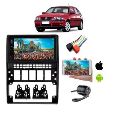 Imagem de Mp5 Central Multimidia Moldura 2 din Gol g3 City 2005 Camera - Sp. Rep