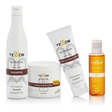 Imagem de Kit Home Care Completo Yellow Nutritive Alfaparf 4 Prod