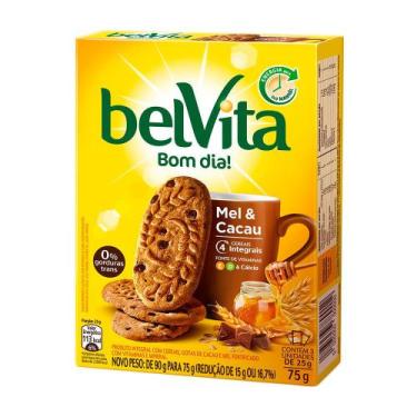 Imagem de Biscoito BelVita Mel E Cacau Multipack 75g com 3 Unidades de 25g