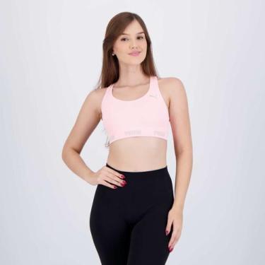 Imagem de Top Puma Sem Costura Feminino Salmão, EG