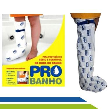 Imagem de Capa Protetora de Gesso Probanho Perna Inteira Adulto Bioflorence Cod 