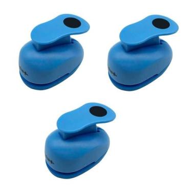 Imagem de 3 Furador Artesanal Manual De Tapa Furo 16Mm Para Moveis Mdf - Make
