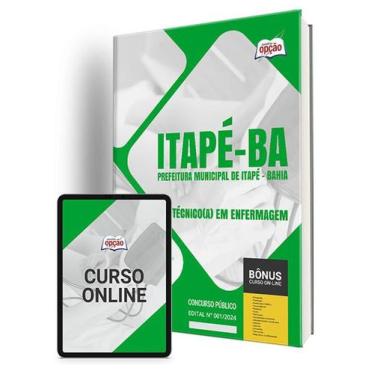 Imagem de Apostila Prefeitura de Itapé BA 2024 Téc em Enfermagem - Apostilas Opç