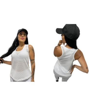Imagem de regata academia camiseta feminina blusa para treino TB moda fitness, B