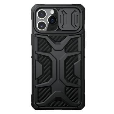 Imagem de Capa Anti Impacto Nillkin Modelo Adventurer Compatível com iPhone 13 Pro Max (6.7 Pol) (Preto)