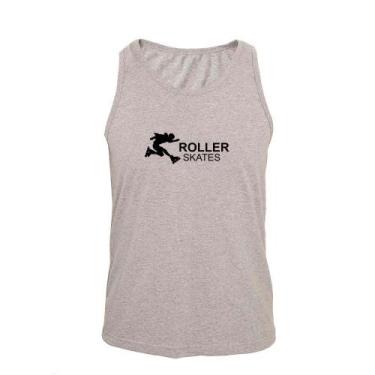 Imagem de Regata Masculina Algodão Patins Estampada Verão Moderna - Ragor, EG, C