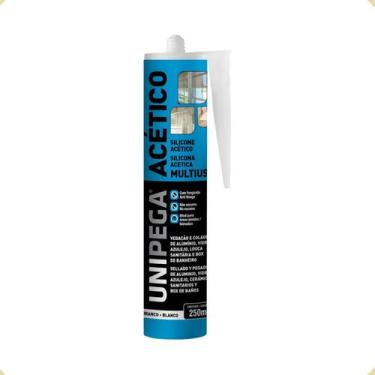 Imagem de Silicone Acético Branco 250ml UNIPEGA