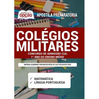 Imagem de Apostila Colégios Militares - Admissão 1º Ano Ensino Médio - Apostilas