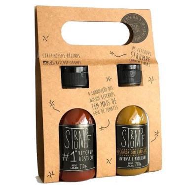 Imagem de Kit 1 Ketchup Rústico E 1 Mostarda 210g Strumpf