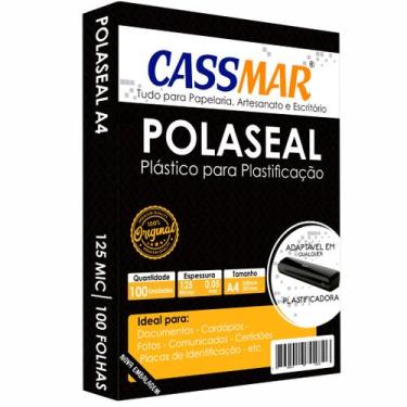 Imagem de Polaseal Plástico para Plastificação A4 220x307x0,05mm 100un - Cassmar