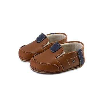 Imagem de Sapato mocassim baby menino recem nascido sapatinho infantil confortav