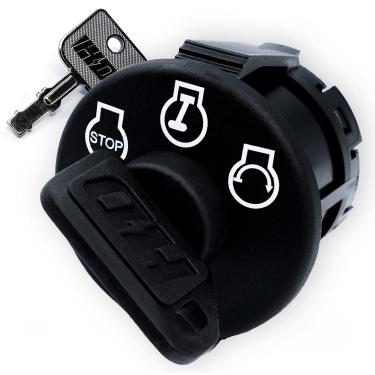 Imagem de Interruptor de chave de ignição HD substitui Troy-Bilt Mustang, Colt, RZT42, RZT50, MZ210-42, ZT-17, ZT-22, ZT-42 ZT17 ZT22 ZT42+ Inclui 2 chaves e mosquetão grátis