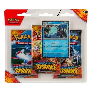 Imagem de Pokemon TCG: Scarlet & Violet - Surging Sparks 3-Pack Blister - Quagsire