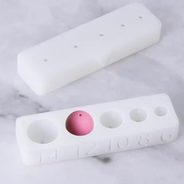 Imagem de KIBBEH Bead Hole Maker Tool for Polymer Clay, Clay Bead Piercing Tool, Clay Hole Punch, Precision Piercing in 5 Sizes for Clay Beads