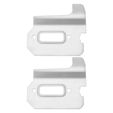 Imagem de YINETTECH 2 peças de máquina de corte de placa de resfriamento escudo térmico entre cilindro e escape 4238-141-3200 compatível com Stihl TS410 TS420 TS480i TS500i prata