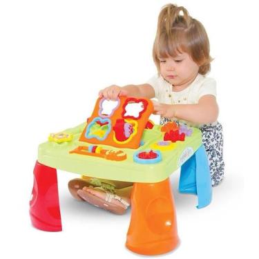 Imagem de Mesa Didática Criativa Atividades P/ Bebê - Maral Brinquedos, Verde
