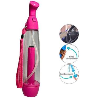Imagem de Borrifador Pulverizador Nebulizador Para Álcool Água Manual Rosa - Air