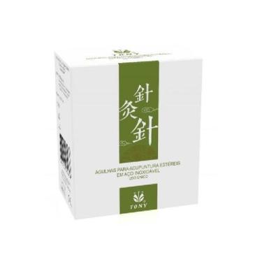 Imagem de Agulha de Acupuntura 25x30mm cx c/ 1000 unid Tony