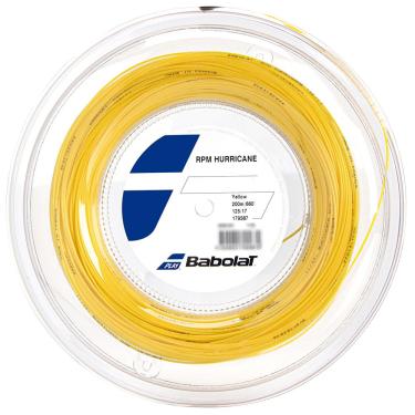 Imagem de Corda Babolat RPM Hurricane 17L 1.25mm Amarela - Rolo com 200 metros