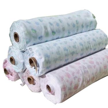 Imagem de Rolo Fralda De Pano 50 Mts Luxo Estampada - Dugu, Estampas Femininas