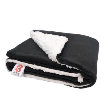 Imagem de Manta Cobertor Aveludado Pet Cachorro Gato Sherpa 80x90cm - Berve Enxo