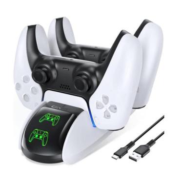 Imagem de Carregador E Suporte Base Para 2 Controles Ps5 Oivo P5207