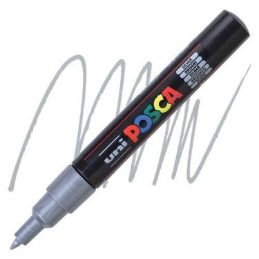Imagem de Caneta Posca Uniball Pc-1m Ponta 0.7Mm Prata