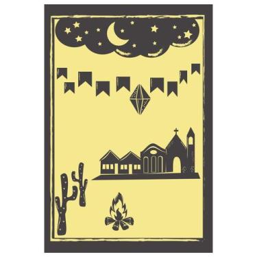 Imagem de Placa Decorativa MDF Festa de São João 20x30cm - Quartinhos