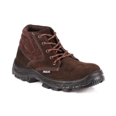 Imagem de Botina bracol nobuck bidensidade baan bico plastico ca 40872, Marrom, 