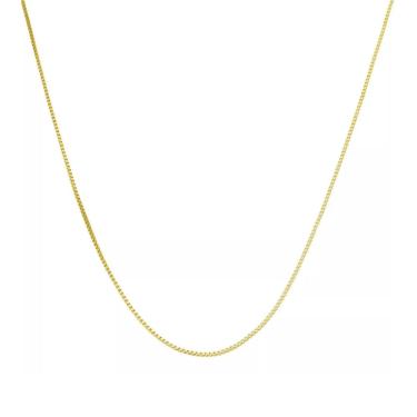 Imagem de Correntinha Veneziana  Avulsa 45 cm Banhado a Ouro 18k