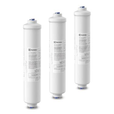 Imagem de Kit Filtro de Água Externo para Refrigerador Side By Side Electrolux (3 unidades)