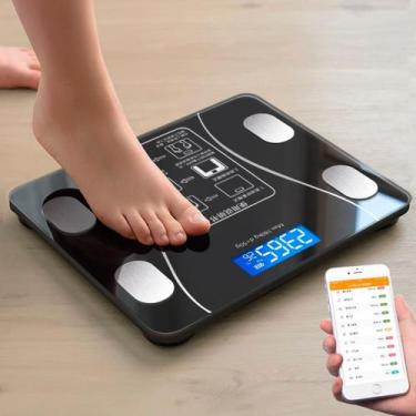 Imagem de Balança Bioimpedancia Digital 180Kg Smart Imc Profissional - DRAIK